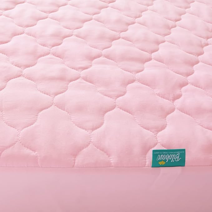 Crib Mattress Protector Sheets Fitted Waterproof Crib Mattress Pad Cover - Image 4