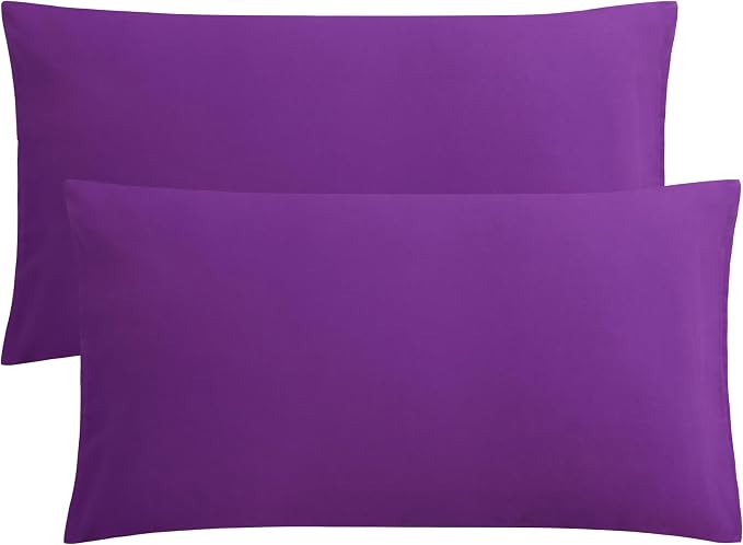 FLXXIE King Pillow Cases Set of 2, Soft Microfiber Pillow Covers by FLXXIE