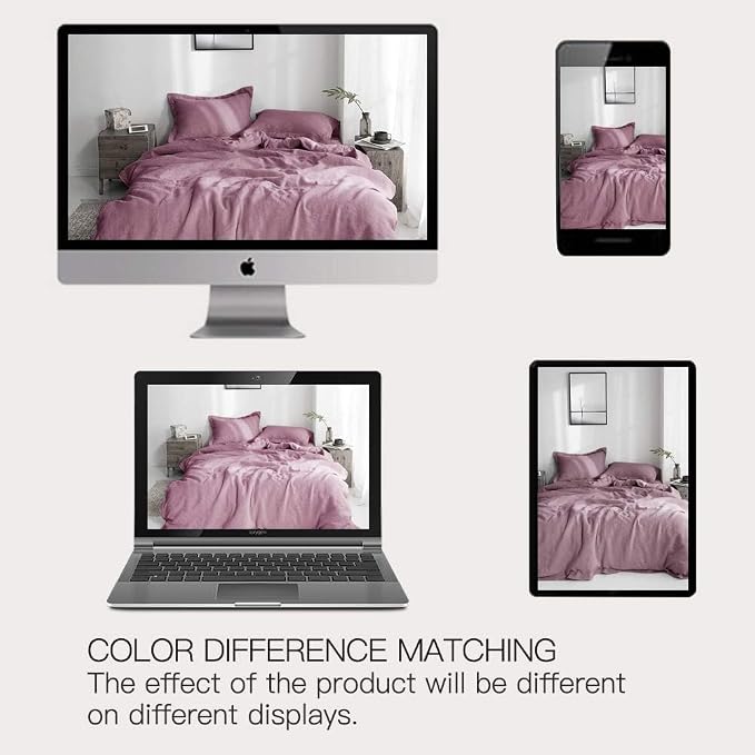 Simple&Opulence 100% Washed Linen Duvet Cover - Image 6