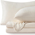 BEDELITE Flannel Sheets Twin Size White by BEDELITE