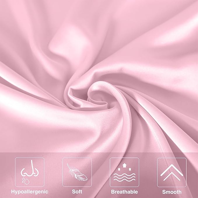 Mulberry Silk Pillowcase for Hair and Skin Queen Size 20"X 30" - Image 4