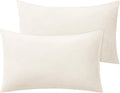 BEDELITE Flannel Pillow Cases Queen Size Set of 2, Super Soft Fleece Pillowcases by BEDELITE
