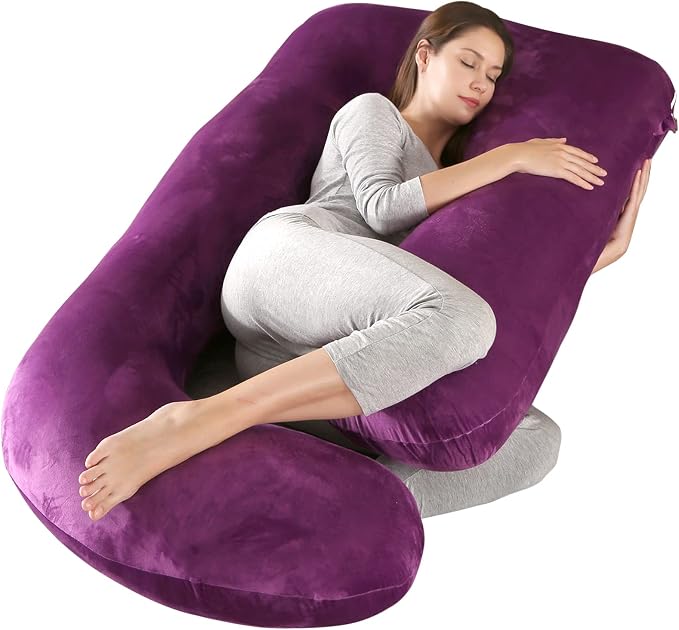 BATTOP Pregnancy Pillows for Sleeping, Full Body Pillow for Pregnancy Women by BATTOP