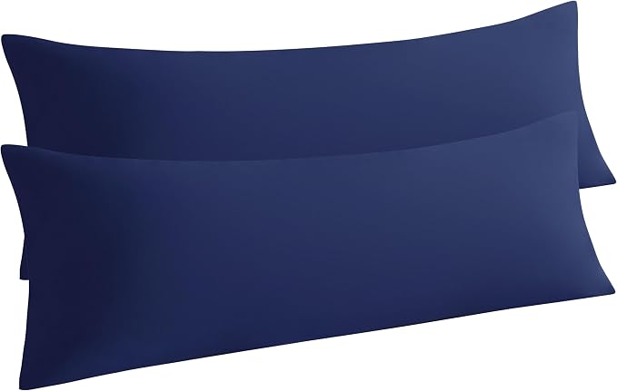 NTBAY Body Pillow Cases Set of 2, 2 Pack Brushed Microfiber 20x54 Pillow Cases by NTBAY