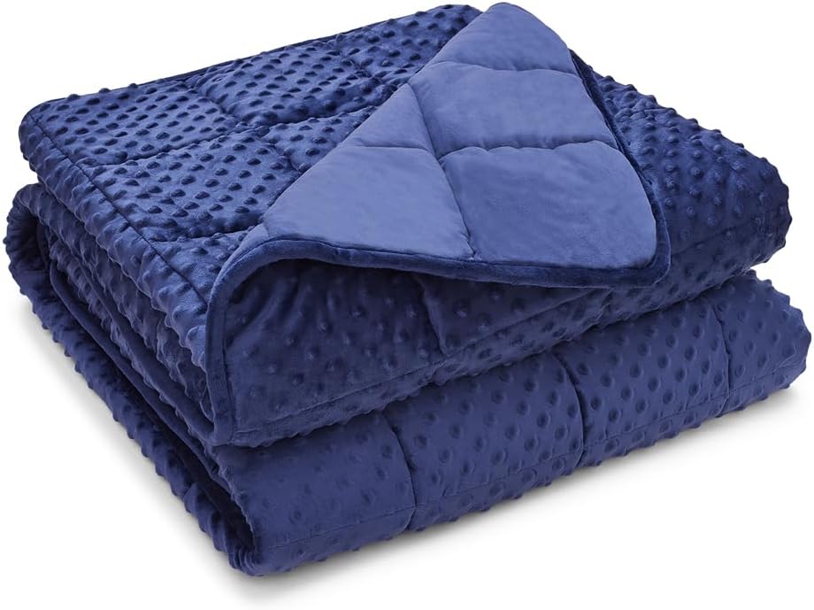 TONGDADA Minky Weighted Blanket | 40''x60'', 7lbs | Cozy and Soft Minky - Image 2