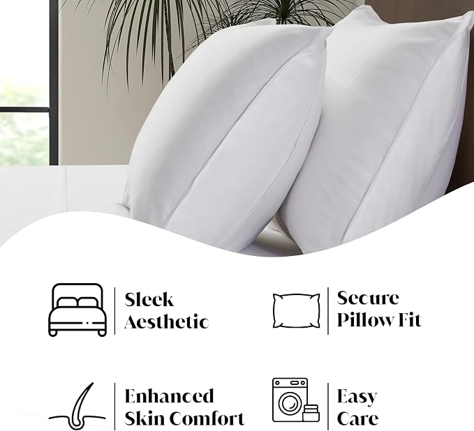 Luxury Bamboo Market | King Envelope Pillowcase Set | 100% Viscose Made from - Image 5