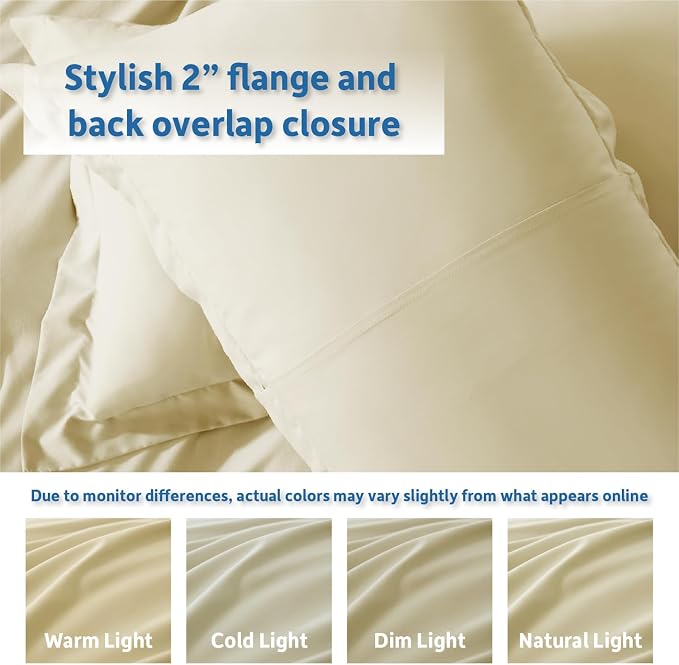 Nestl Vanilla Yellow Duvet Cover King Size - Image 8