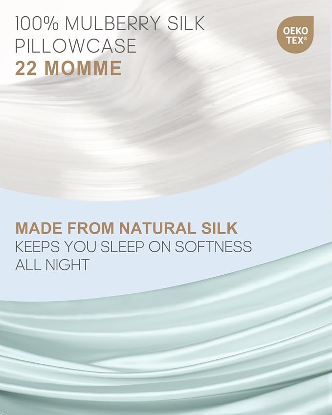 THXSILK 100% Mulberry Silk Pillowcase - Image 2