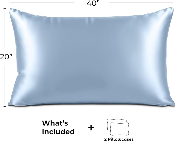 Pure Bedding Satin Pillowcase 2 Pack - Image 6