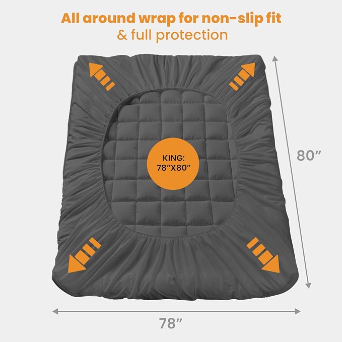 MATBEBY King Size Mattress Pad - Image 5