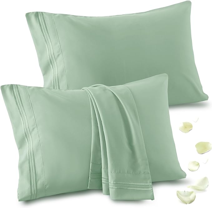 Vonty 2 Pack Queen Pillow Cases by CreateCozyLife