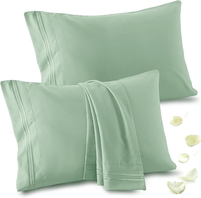 Vonty 2 Pack Standard Pillow Cases by CreateCozyLife