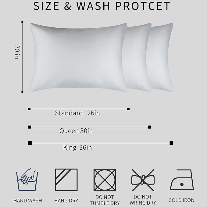 100% Mulberry Silk Pillowcase 2 Pack - Image 7