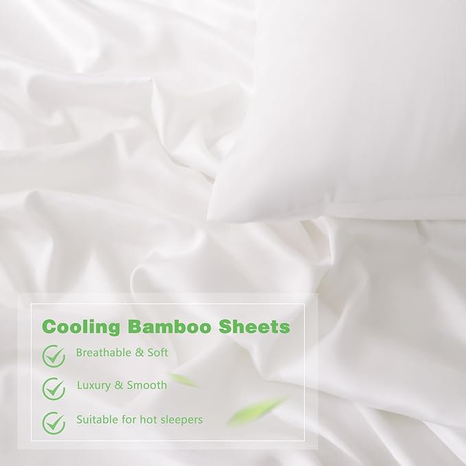 Homiest Cooling Pillow Cases Queen Size Set of 2, 100% Rayon Derived from - Image 4
