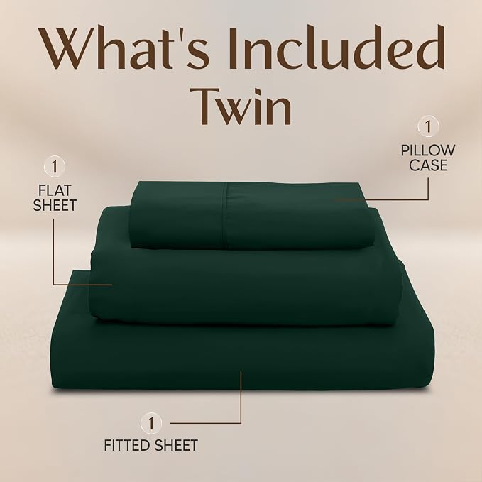 Utopia Bedding Twin Sheet Set – 3 Piece Bed Sheets - Image 3