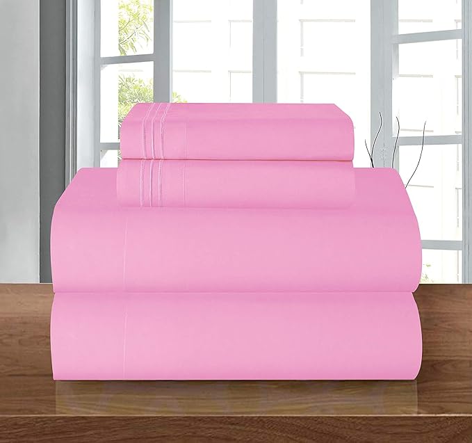 Elegant Comfort Luxury 1500 Premium Hotel Quality Microfiber 4-Piece Sheet Set - Image 2