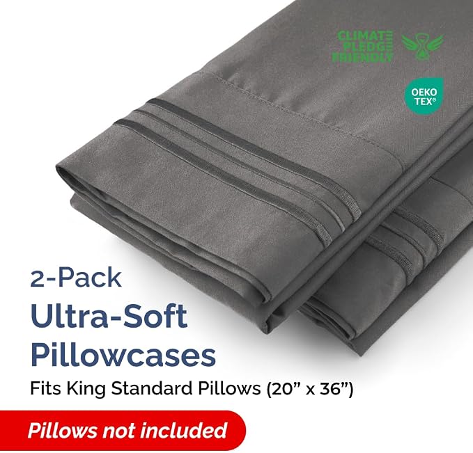King Standard Pillow Cases Set of 2 - Image 2