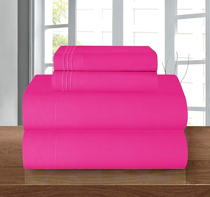 Elegant Comfort Luxury 1500 Premium Hotel Quality Microfiber 4-Piece Sheet Set by ELEGANTCOMFORT