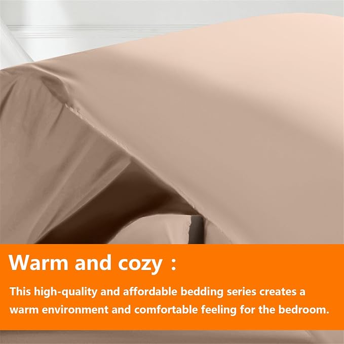 TAIMIT Beige Full Size Comforter Set - Image 2