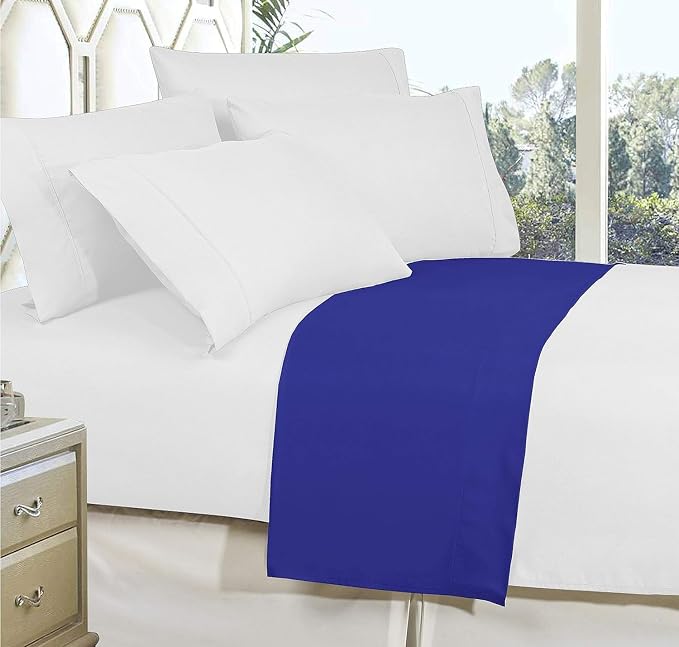 Elegant Comfort Premium Hotel Quality 1-Piece Flat Sheet, Luxury and Softest - Image 3