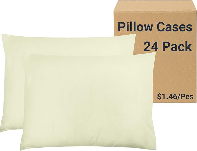 ZPECC Pillow Cases Bulk 24 Pack by ZPECC-ABrandThatHasBeenFocusedOnBabyProductsFor18Years