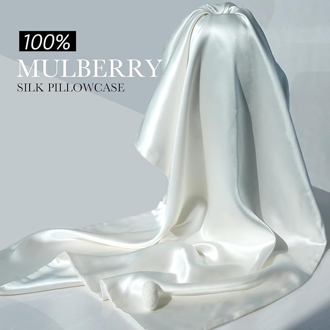 J JIMOO 100% Mulberry Silk Pillowcase - Image 4
