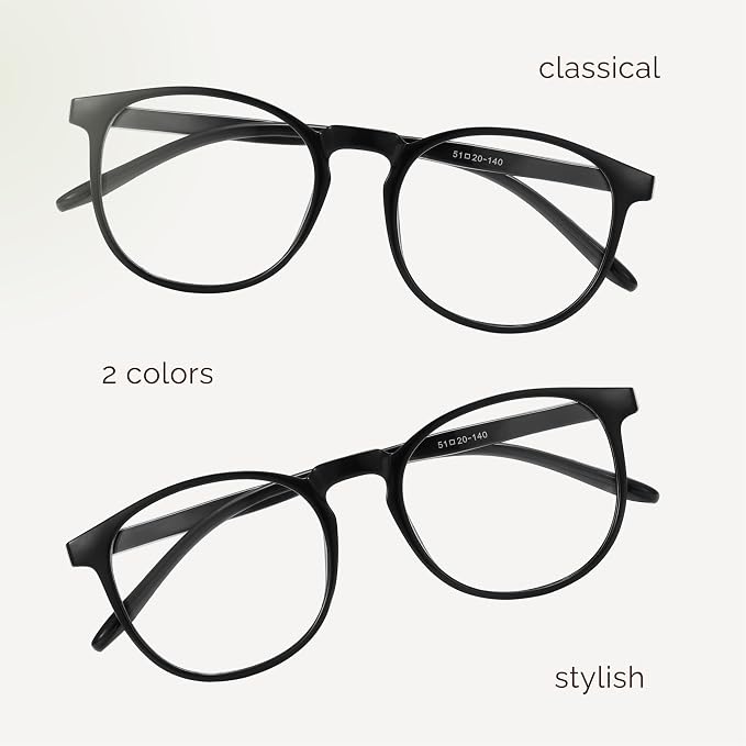 IBOANN Blue Light Glasses for Woman/Men, Fashion Blue Light Glasses Men - Image 6