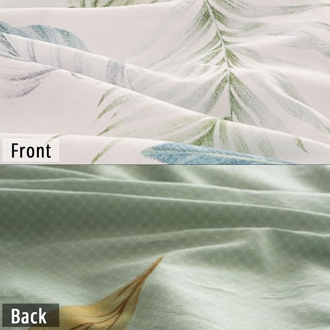 LEMIROE Botanical Cotton Comforter King Size - Image 4