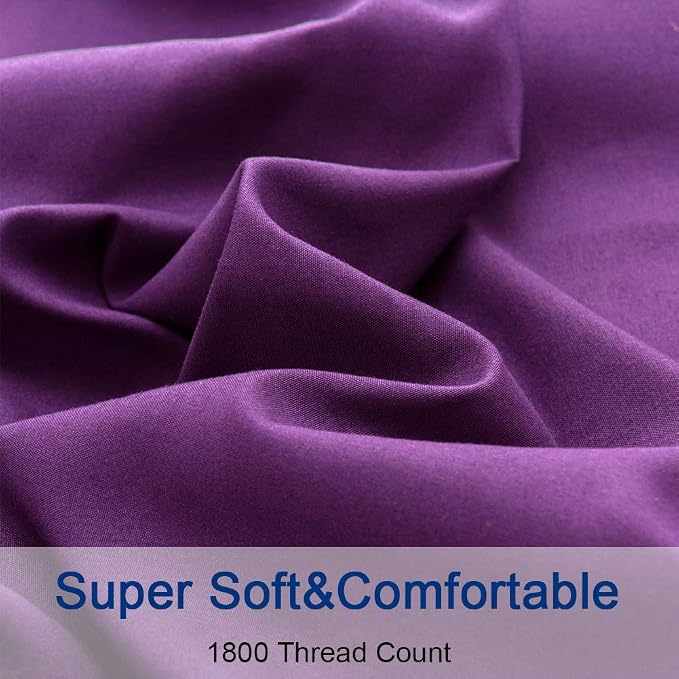 SONORO KATE Bed Sheet Set Super Soft Microfiber 1800 Thread Count Luxury - Image 5