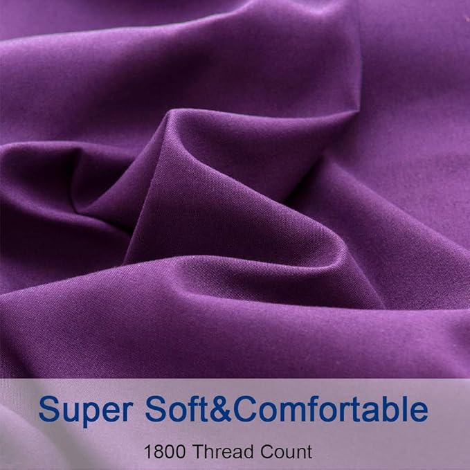 SONORO KATE Bed Sheet Set Super Soft Microfiber 1800 Thread Count Luxury - Image 5