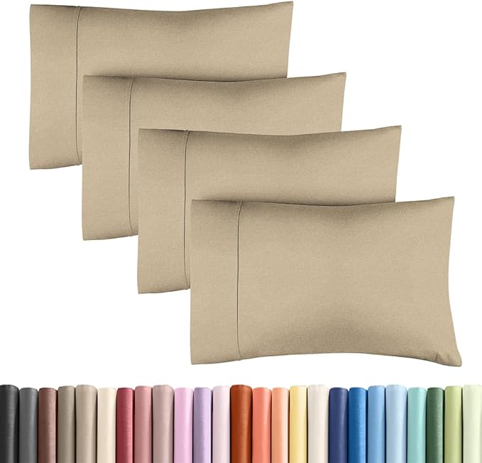 King Standard Pillow Cases Set of 4 by CGKUnlimited
