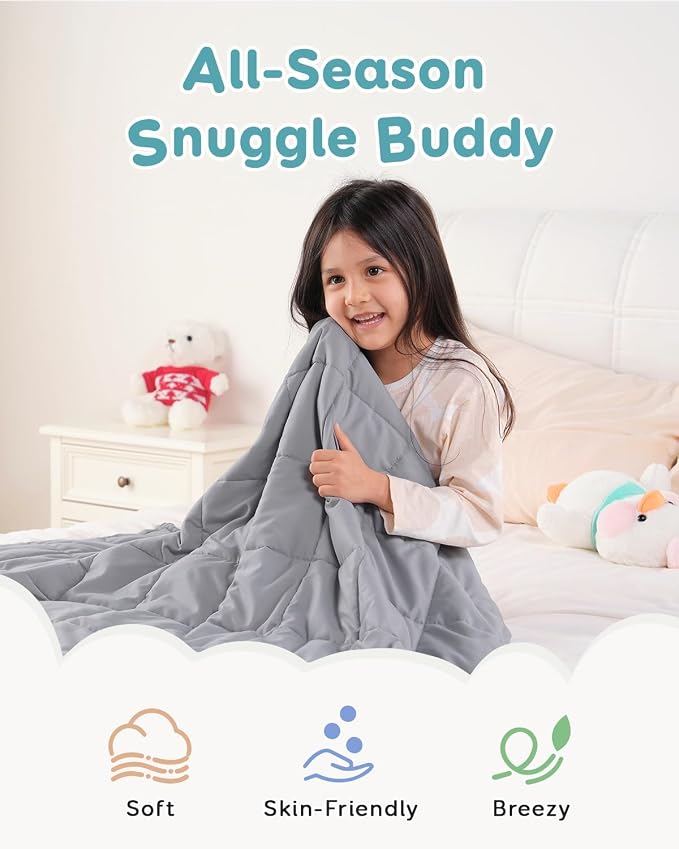 Topblan Weighted Blanket 3 lbs, Small Weighted Blanket 3 Pounds, Mini Heavy - Image 3