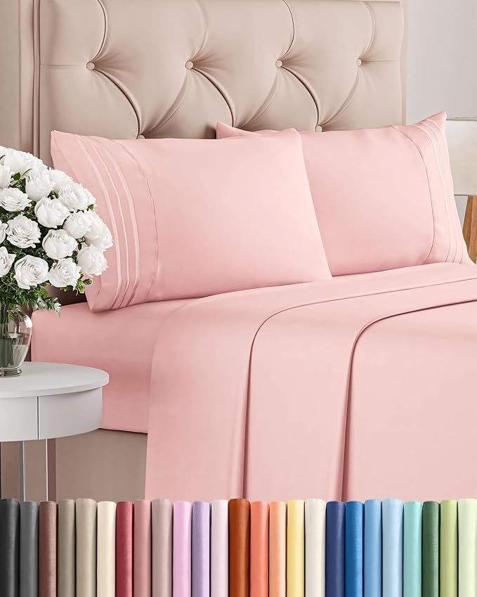 Queen Size 4 Piece Sheet Set by CGKUnlimited