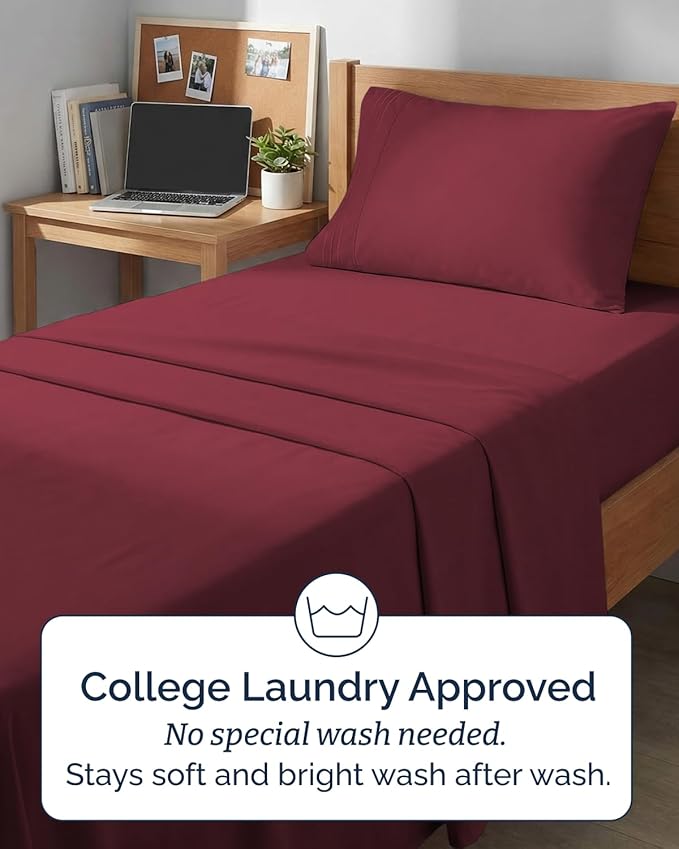 Twin XL Size 3 Piece Sheet Set - Image 6