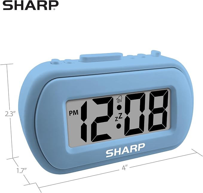 Sharp Digital Alarm Clock – Tactile Case - Image 7