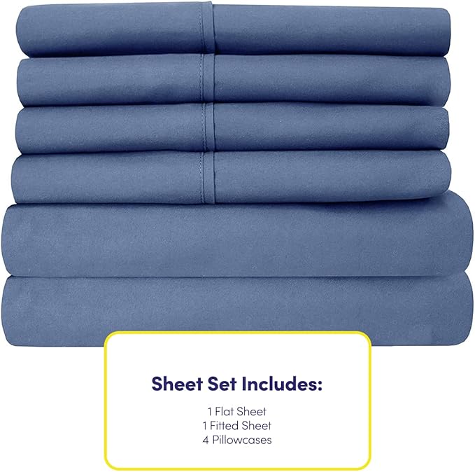 Sweet Home Collection 6 Piece 1500 Supreme Collection Brushed Microfiber Deep - Image 4
