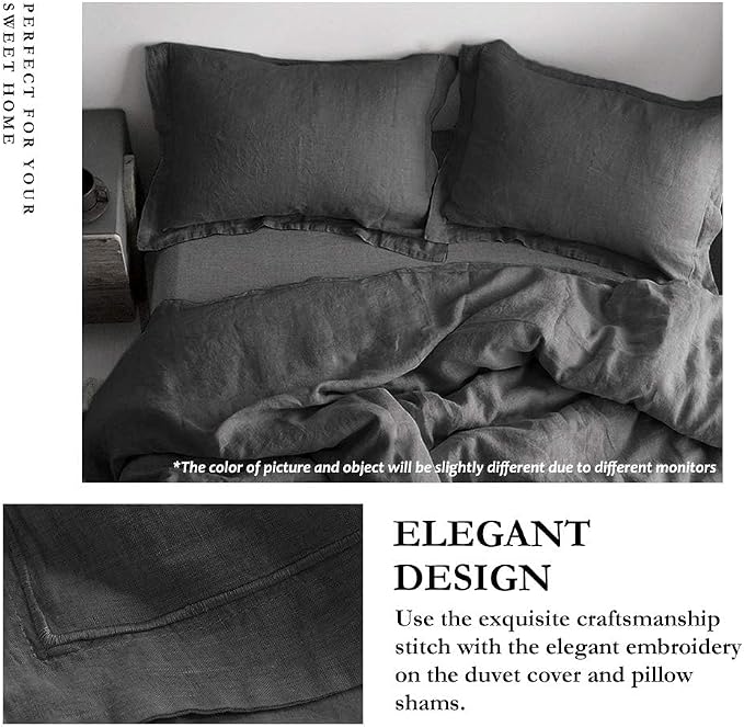 Simple&Opulence 100% Linen Duvet Cover Set - Image 2