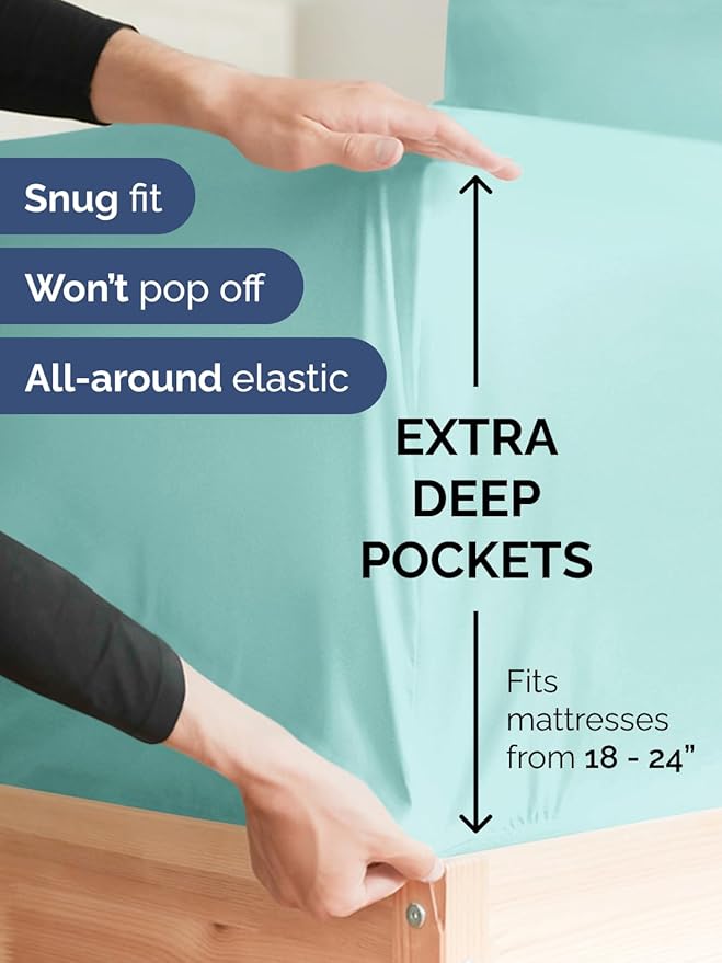 Extra Deep Split King Sheet Set - Image 3