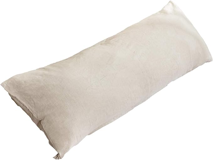 Simple&Opulence Body Pillow Cover 20" x 54", 100% Pure Linen, Ultra Soft and - Image 8