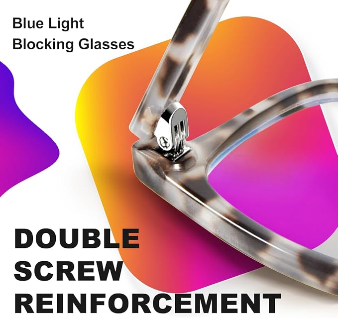 VISOONE Blue Light Blocking Glasses Square - Image 4