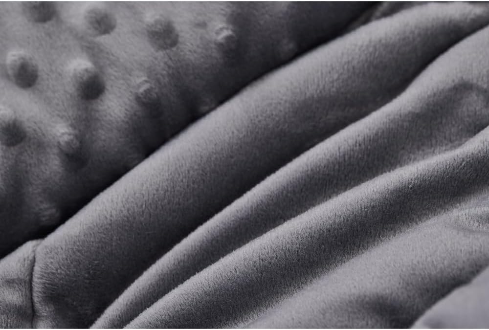 TONGDADA Minky Weighted Blanket | 40''x60'', 10lbs | Cozy and Soft Minky - Image 7