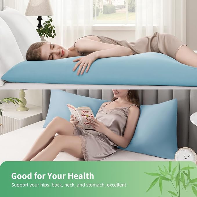 Body Pillowcase, Cooling Viscose from Bamboo Pillow Cover - Image 2