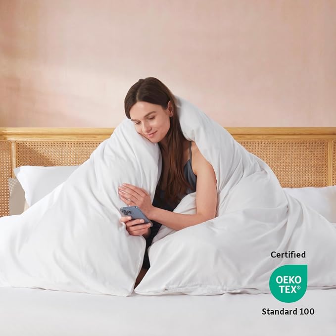 Nestl White Duvet Cover Queen Size - Image 3