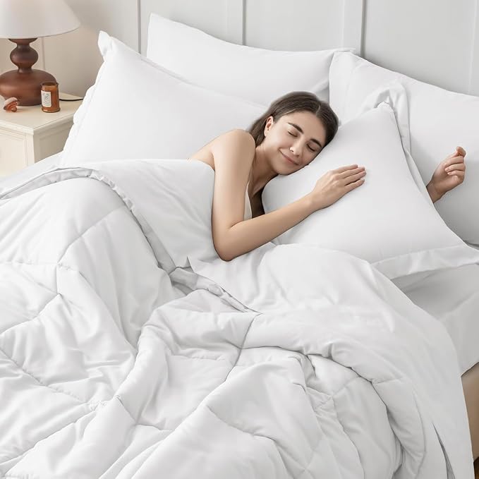 JOLLYVOGUE Full Comforter Set, Ultra-Soft Bed in a Bag Full Size 7 Pieces - Image 6