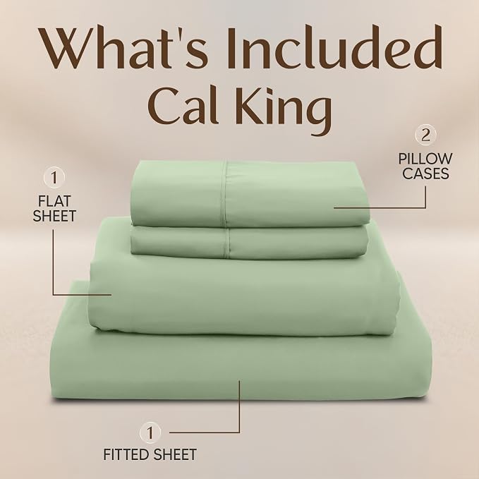 Utopia Bedding California King Size Sheet Set – 4 Piece Bed Sheets, Soft and - Image 3