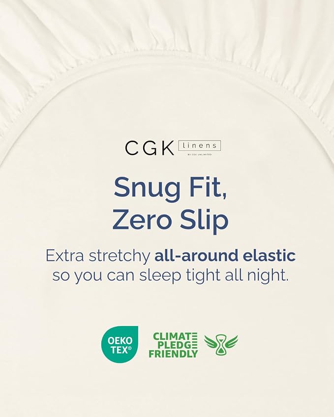 Cal King Size Fitted Bed Sheet - Image 2