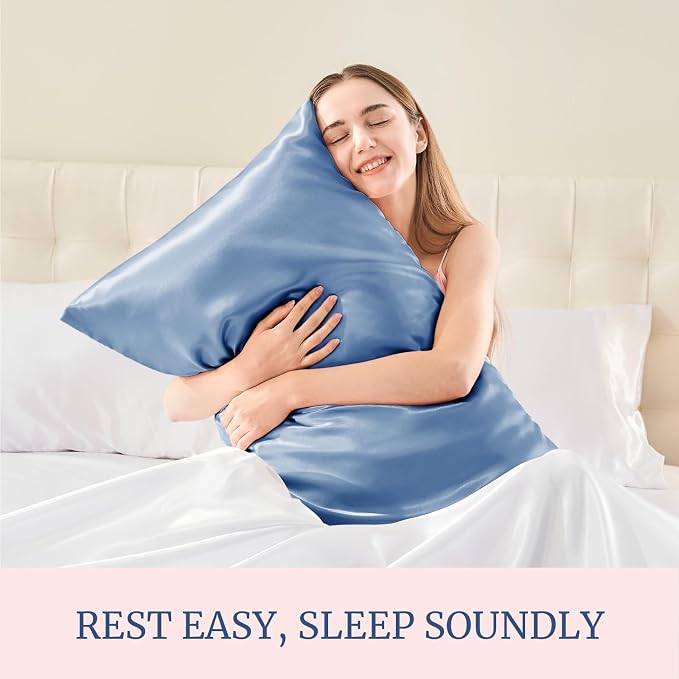 BEDELITE Satin Pillowcase for Hair and Skin, Super Soft and Cooling Similar to - Image 5