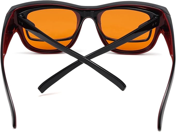Eyekepper Mens Fit Over Blue Light Blocking Glasses Computer Gaming Eyeglasses - Image 3