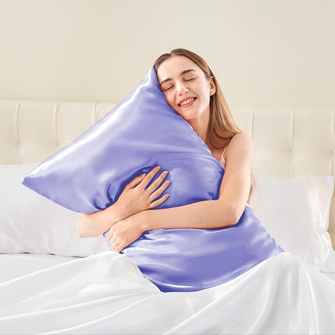 BEDELITE Satin Body Pillow Cover, Super Soft and Cooling Body Pillow Pillowcase - Image 2