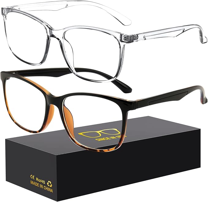 Oilway Blue-Light Blocking Glasses Computer Reading/Gaming/TV/Phones Glasses by Oilway